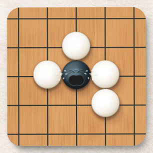 Crying Goishi in Atari Funny Igo Coaster