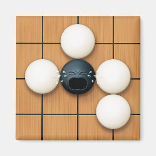 Crying Goishi in Atari Funny Igo Magnet