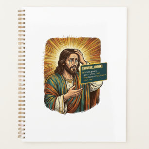 Crying Jesus Syntax Error Coding Programmer Softwa Planner