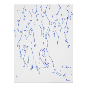 Crying lines, "Simple lines" series Poster