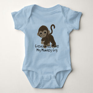 Crying Monkey Baby Bodysuit