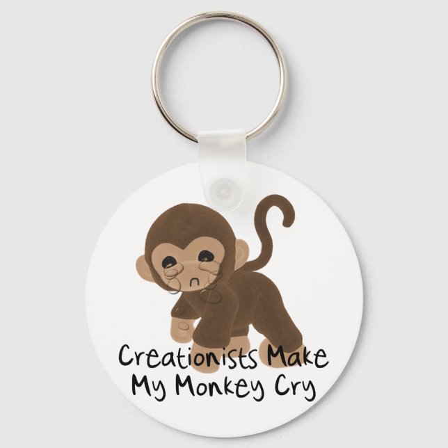 Crying Monkey Keychain (Front)