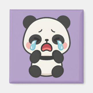 Crying Panda – Cute Sad Panda Magnet