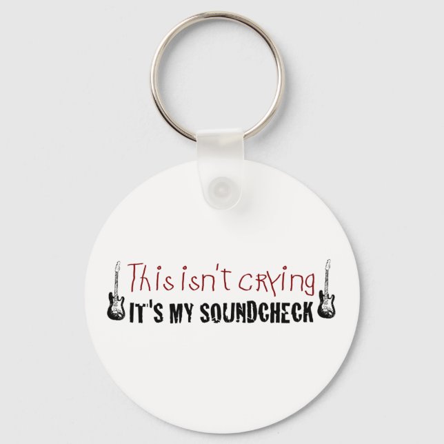 Crying sound check keychain (Front)