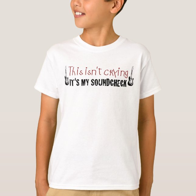 Crying sound check T-Shirt (Front)