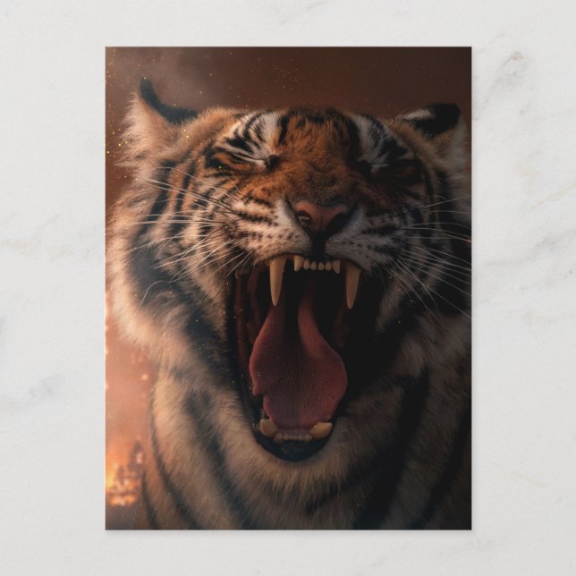 Crying Tiger Postcard (Front)
