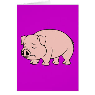 Crying Weeping Pink Piglet National Pig Day