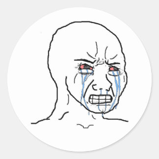 Crying wojak stickers