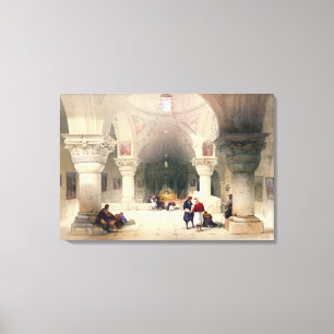 Crypt of the Holy Sepulchre, Jerusalem, plate 20 f Canvas Print