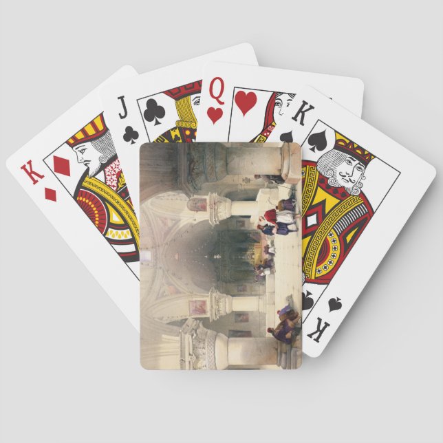 Crypt of the Holy Sepulchre, Jerusalem, plate 20 f Playing Cards (Back)
