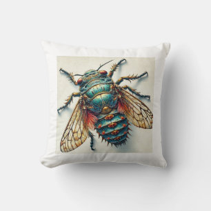Cryptaspasma Insect 300724IREF251 - Watercolor Throw Pillow