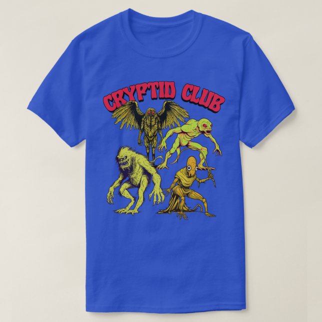 Cryptid Club T-Shirt (Design Front)