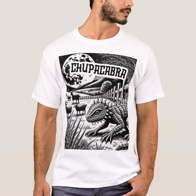 Cryptid Conspiracy - Chupacabra T-Shirt (Front)