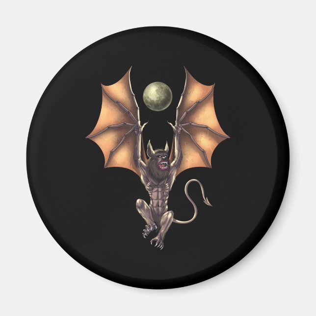 Cryptid Creature Ahool Magnet (Front)