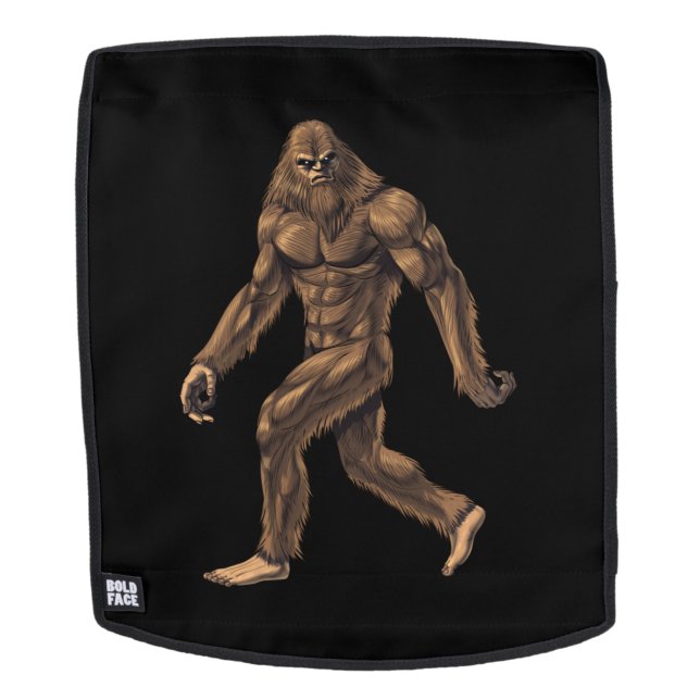Cryptid Creature Bigfoot Backpack (Removable Face)