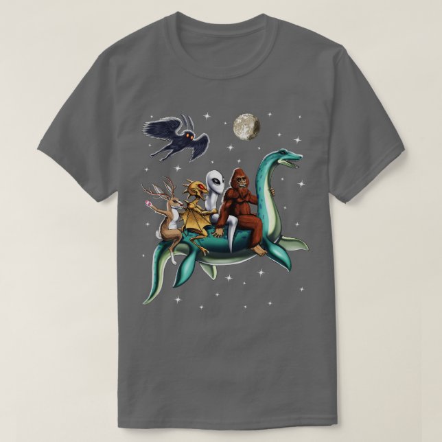 Cryptid Creatures T-Shirt (Design Front)
