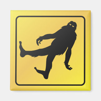 Cryptid Crossing Bigfoot Magnet