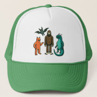 Cryptid Friends: Baby Bodysuit One-sie w/ Bigfoot