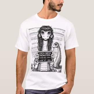 Cryptid Mugshots: The Loch Ness Monster T-Shirt