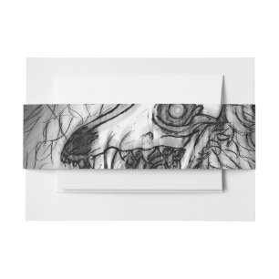 Cryptid: Snow Wasset Sketch Invitation Belly Band
