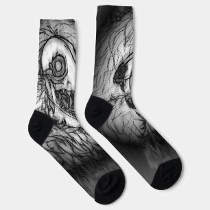 Cryptid: Snow Wasset Sketch  Socks