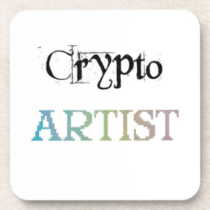 Crypto Artist Light Coaster