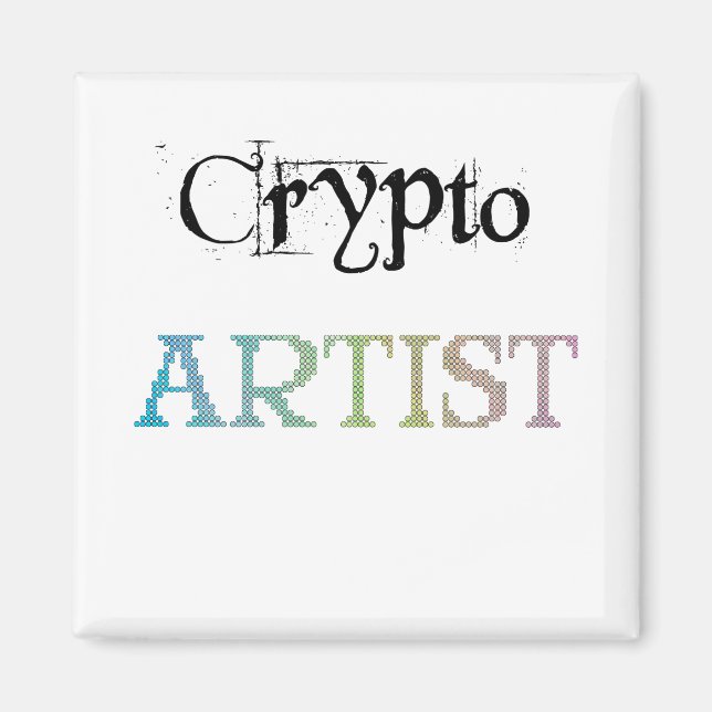 Crypto Artist Light Magnet (Front)