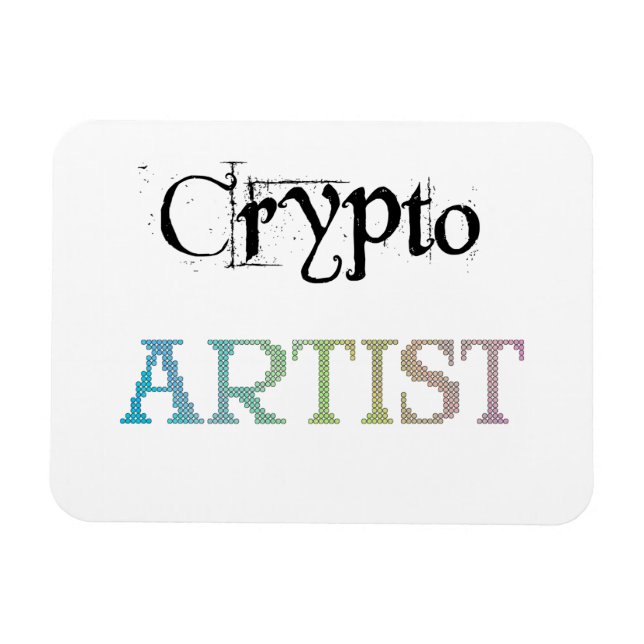 Crypto Artist Light Magnet (Horizontal)