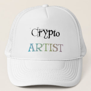 Crypto Artist Light Trucker Hat