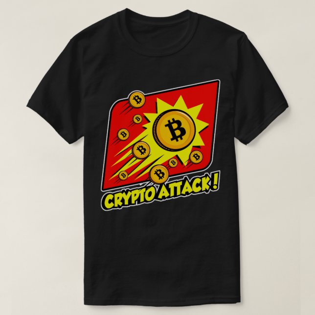 crypto attack T-Shirt (Design Front)