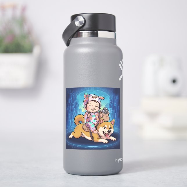 Crypto Baby and Dog (HydroFlask)
