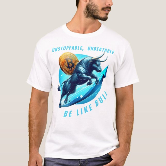 Crypto Bitcoin bull run BTC Passive income Tokens  T-Shirt (Front)