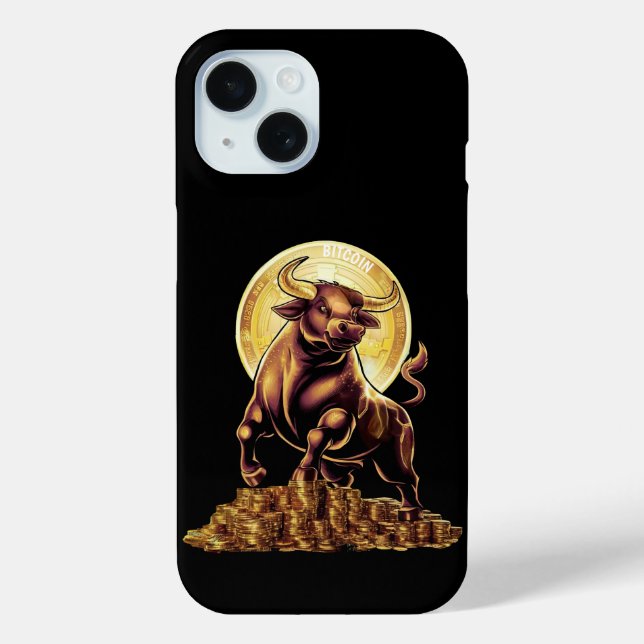 Crypto Bull Phone Case (Back)