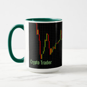 Crypto Candlestick Chart Personalized Money Design Mug