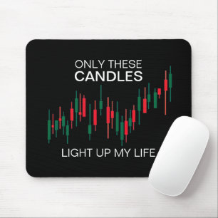 Crypto Candlesticks Personalized Mouse Pad