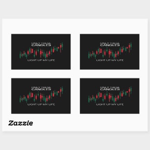 Crypto Candlesticks Personalized Sticker