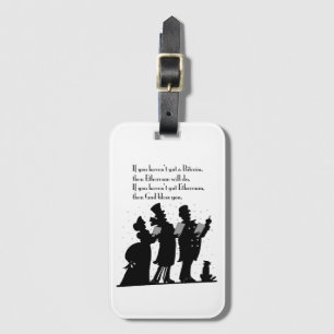Crypto Christmas Carol Luggage Tag