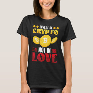 Crypto  Cryptocurrency Blockchain Trader Finance T-Shirt
