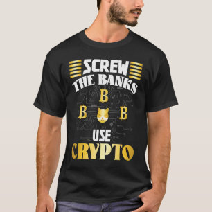 Crypto Cryptocurrency Blockchain Trader Finance T-Shirt