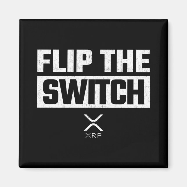 Crypto Currency - XRP Cryptocurrency - XRP Magnet (Front)