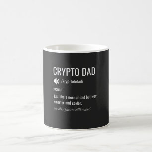 Crypto Dad Definition Bitcoin HODL Christmas Coffee Mug