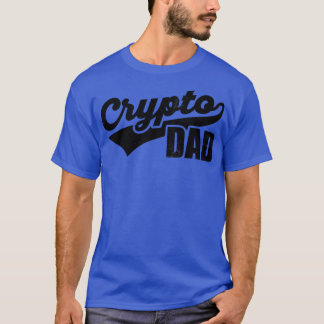 Crypto Dad Vintage Athletic Swoosh T-Shirt