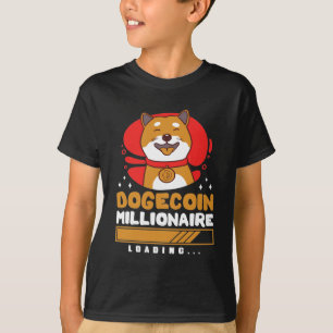 Crypto DogeCoin Millionaire Loading T-Shirt