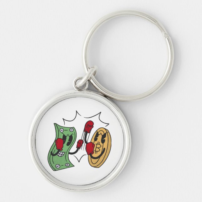 Crypto Fight Club Keychain (Front)