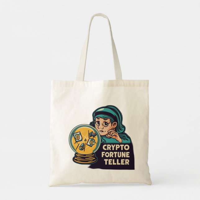 Crypto Fortune Teller Tote Bag (Back)
