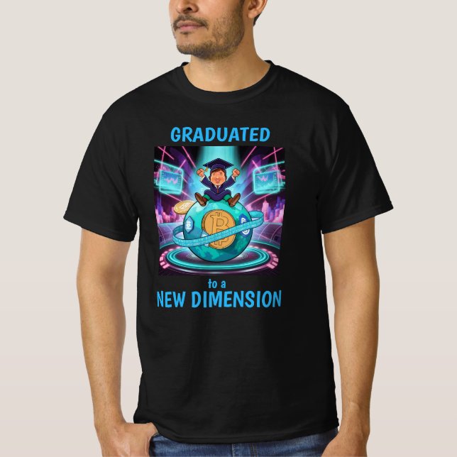 Crypto Graduation Personalized T-Shirt (Front)