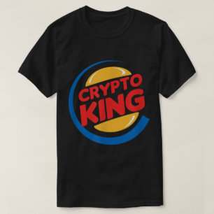 Crypto King Funny Parody Design T-Shirt