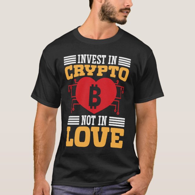 Crypto Lover Cryptocurrency Blockchain Trader Fina T-Shirt (Front)