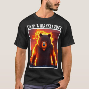 Crypto Market 2022 Bear Market Stock Trading Reces T-Shirt