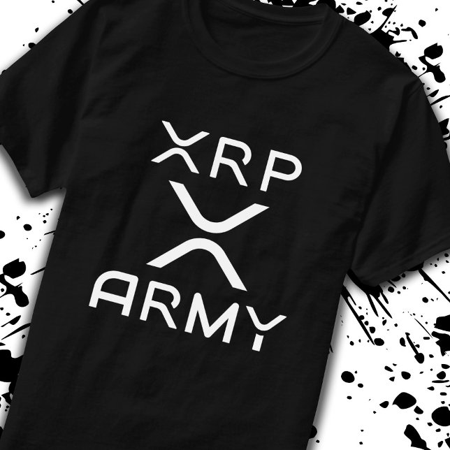 Crypto Meme Hodl Cryptocurrency XRP Army Quote T-Shirt (Creator Uploaded)
